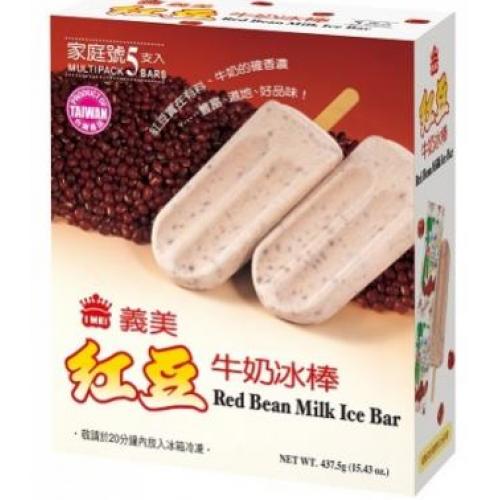 义美红豆牛奶冰棒 437.5g