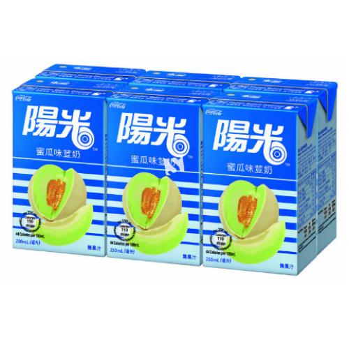 阳光 蜜瓜味豆奶 6*250ml