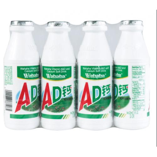 娃哈哈 AD钙奶 4x220g（2 for £7.00)