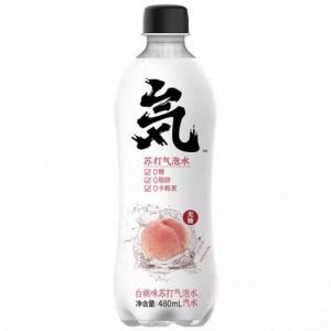 元气森林 苏打气泡水 白桃味 480ml