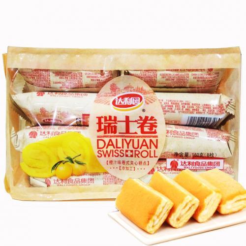 达利园瑞士卷-橙汁味 240克