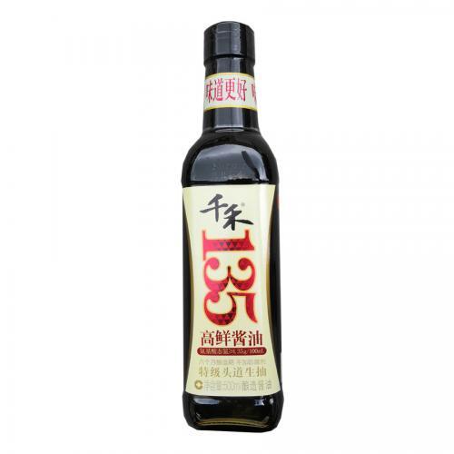 千禾 135天高鲜酱油 特技头道酱油 500ml