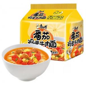 康师傅 番茄鸡蛋牛肉面5连包 5*107g