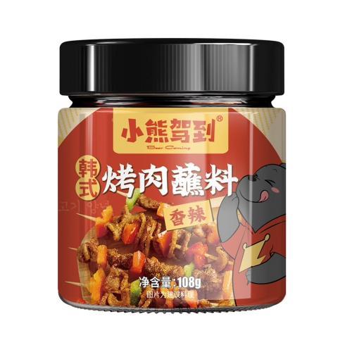 小熊驾到 韩式烤肉蘸料 香辣味 108g