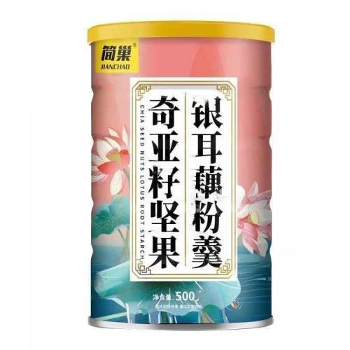 简巢 奇亚籽坚果银耳藕粉羹 500g