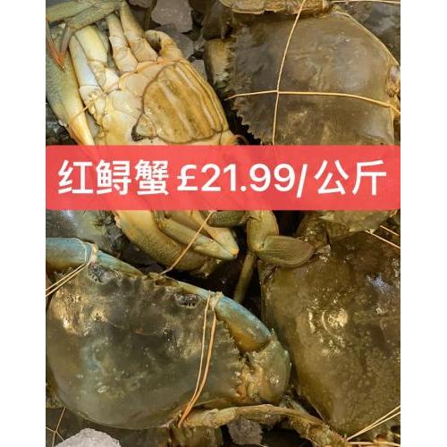 红鲟蟹-500 克（按实际重量）