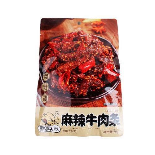飘零大叔 麻辣牛肉条 75g