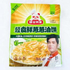 粮全其美 轻食鲜葱葱油饼（手抓饼） 5片装 400g
