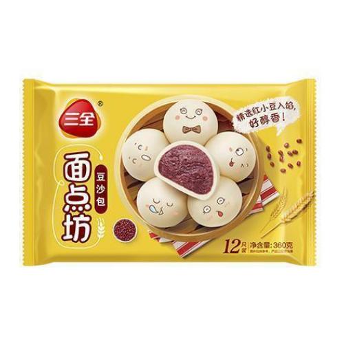 三全 面点坊 豆沙包 360g