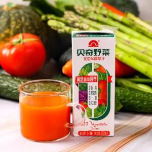 [50% OFF] 贝奇野菜 蔬菜汁 胡萝卜味 200ml
