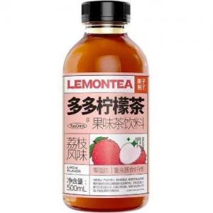 果子熟了多多柠檬茶荔枝风味 500ml