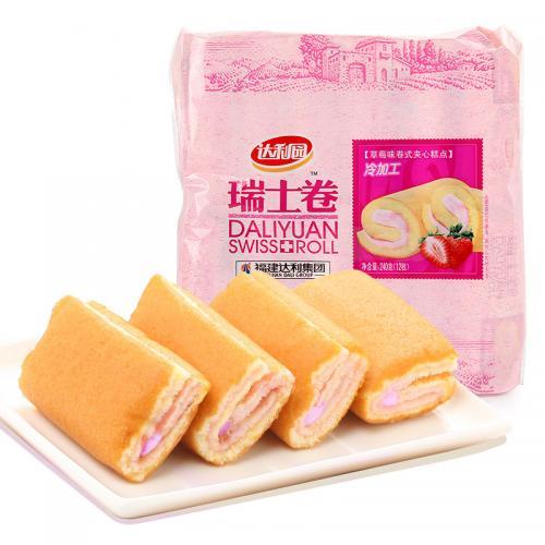 达利园瑞士卷-草莓味 240克