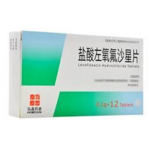 盐酸左氧佛沙星片-12片
