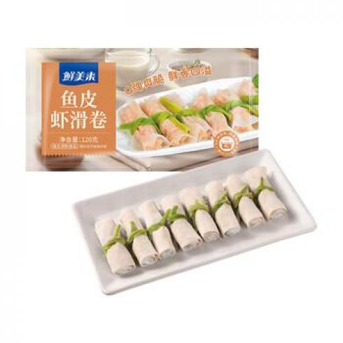 鲜来美鱼皮虾滑卷 120g