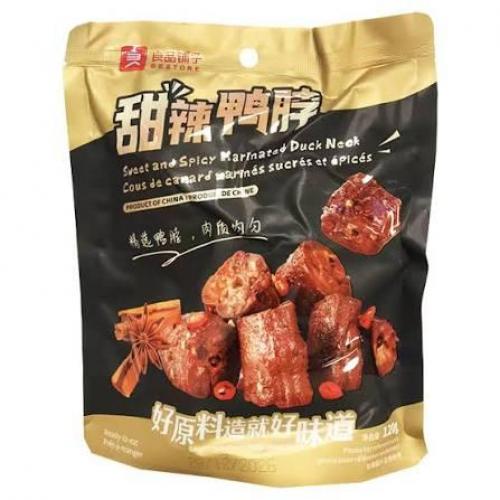 良品铺子香辣鸭脖120克